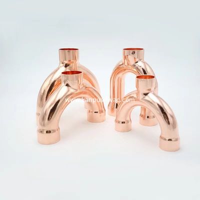 Copper Tee open (copper U bend, (copper fitting, air conditioning parts, HVAC/R part)