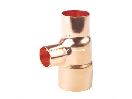 Copper Reducing Tee C x C x C, copper fitting, copper fitting tee
