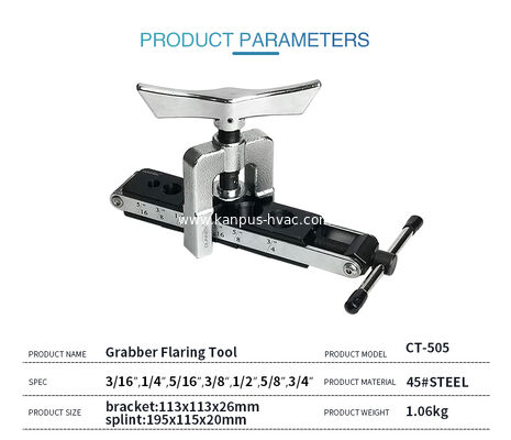 Grabber Flaring Tool CT-505  (refrigeration tool, hand tool, tube cutter)