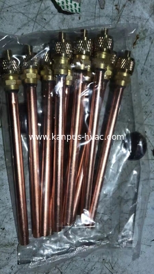 Refrigeration copper access valve, charging valve, HVAC valve 1/4", refrigeration valve