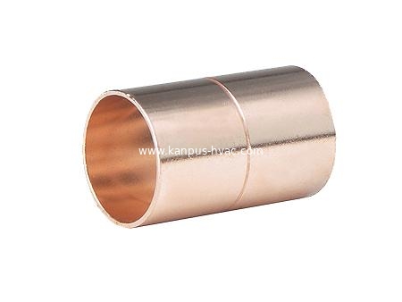 Copper Rolled stop coupling C x C, copper coupling, copper fitting, AC/R pipe fitting
